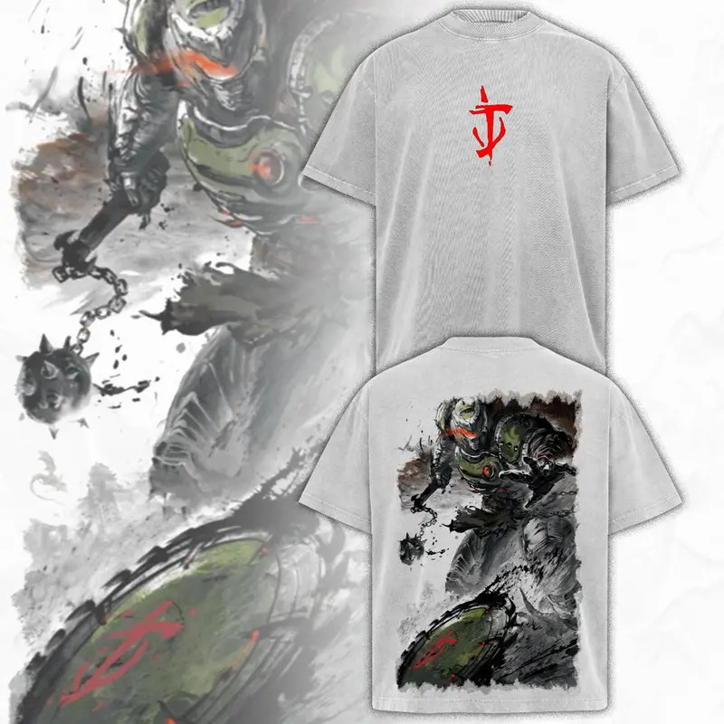 Doom Slayer Graphic Tee Streetwear T-Shirt