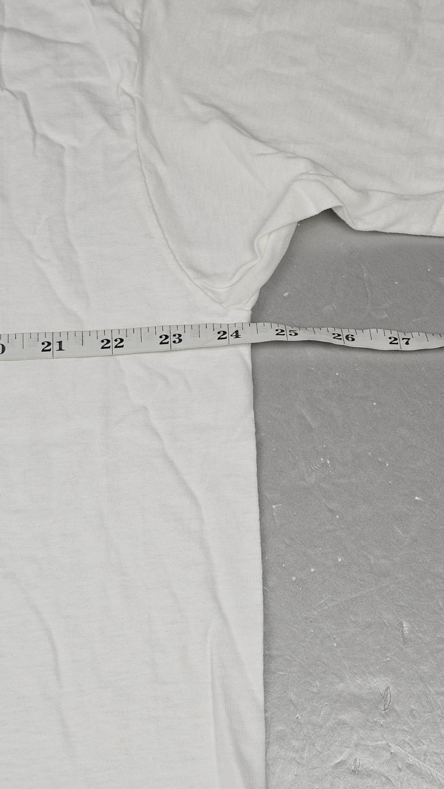 Vintage Hanes White Blank Tee T Shirt Mens 2XL White Single Stitch Crewneck NOS