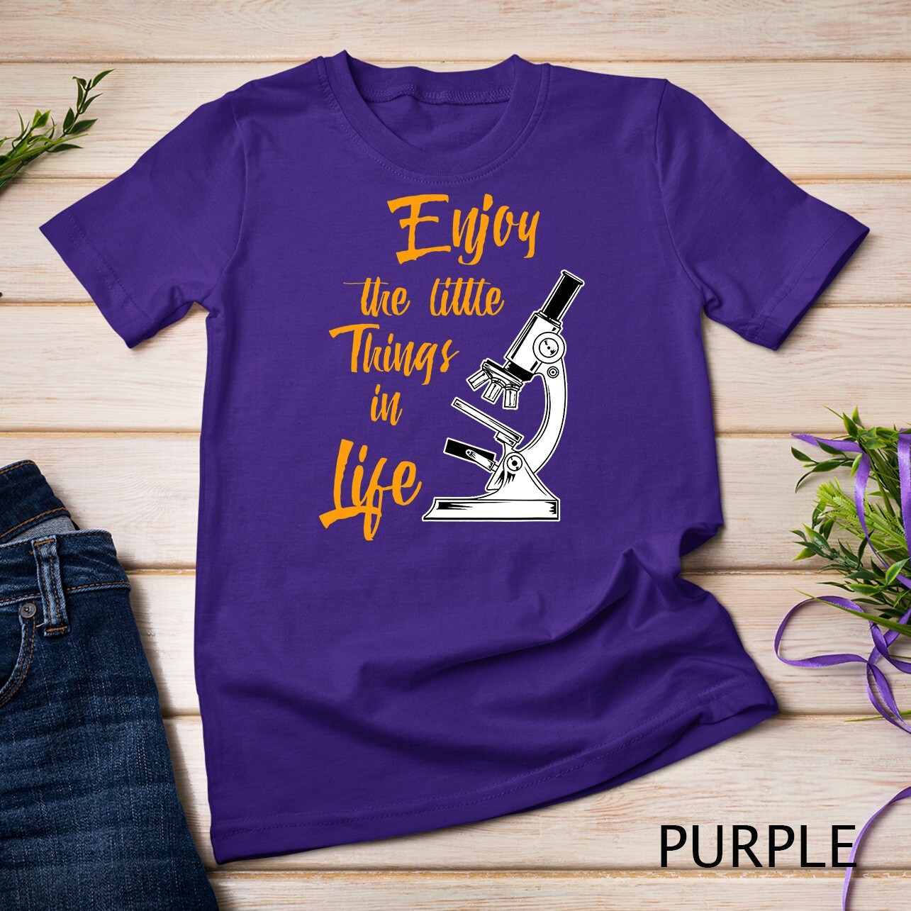 Biologist Microscope Laboratory – Funny Biology Pun Unisex T-shirt