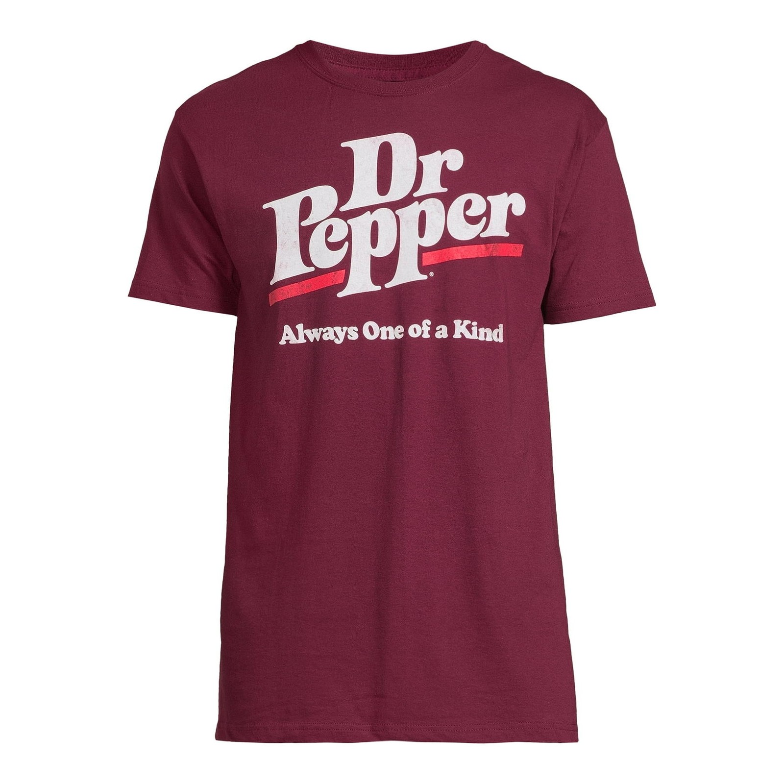 Dr. Pepper Mens Graphic T-shirt Maroon Medium