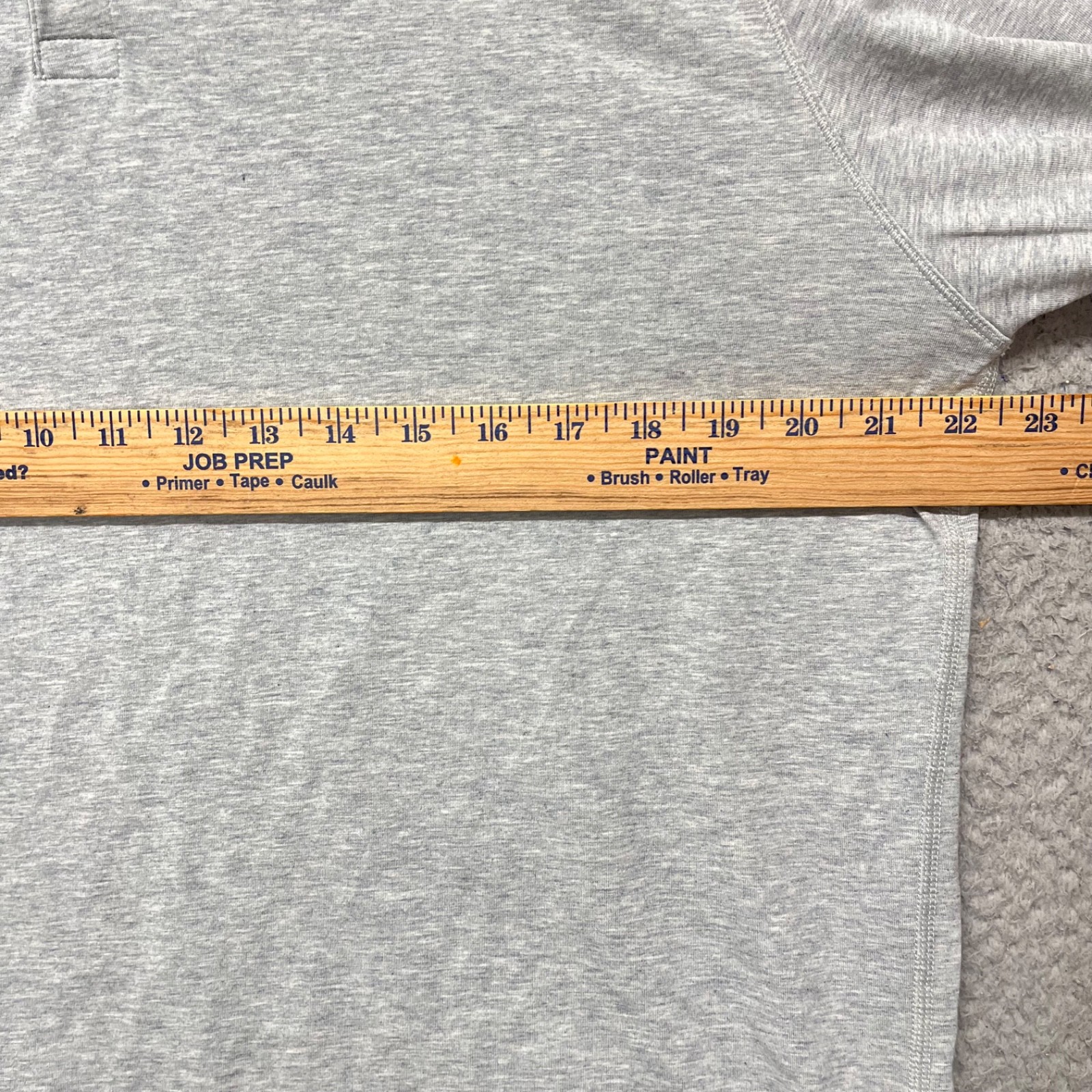 Public Rec Shirt Mens XL Gray Henley On The Go Short Sleeve Minimal Activewear
