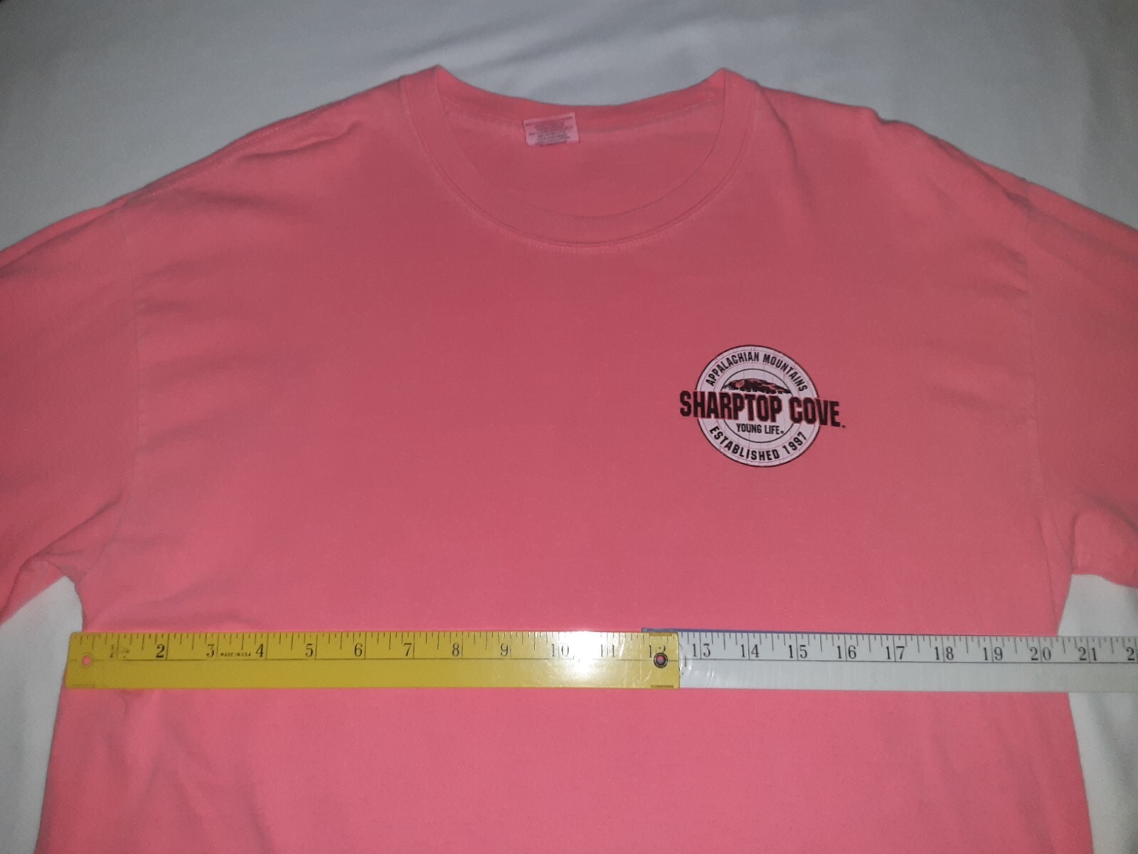 HARP TOP COVE VINTAGE T-Shirt No Size Label est*L-SEE MEASUREMENTS