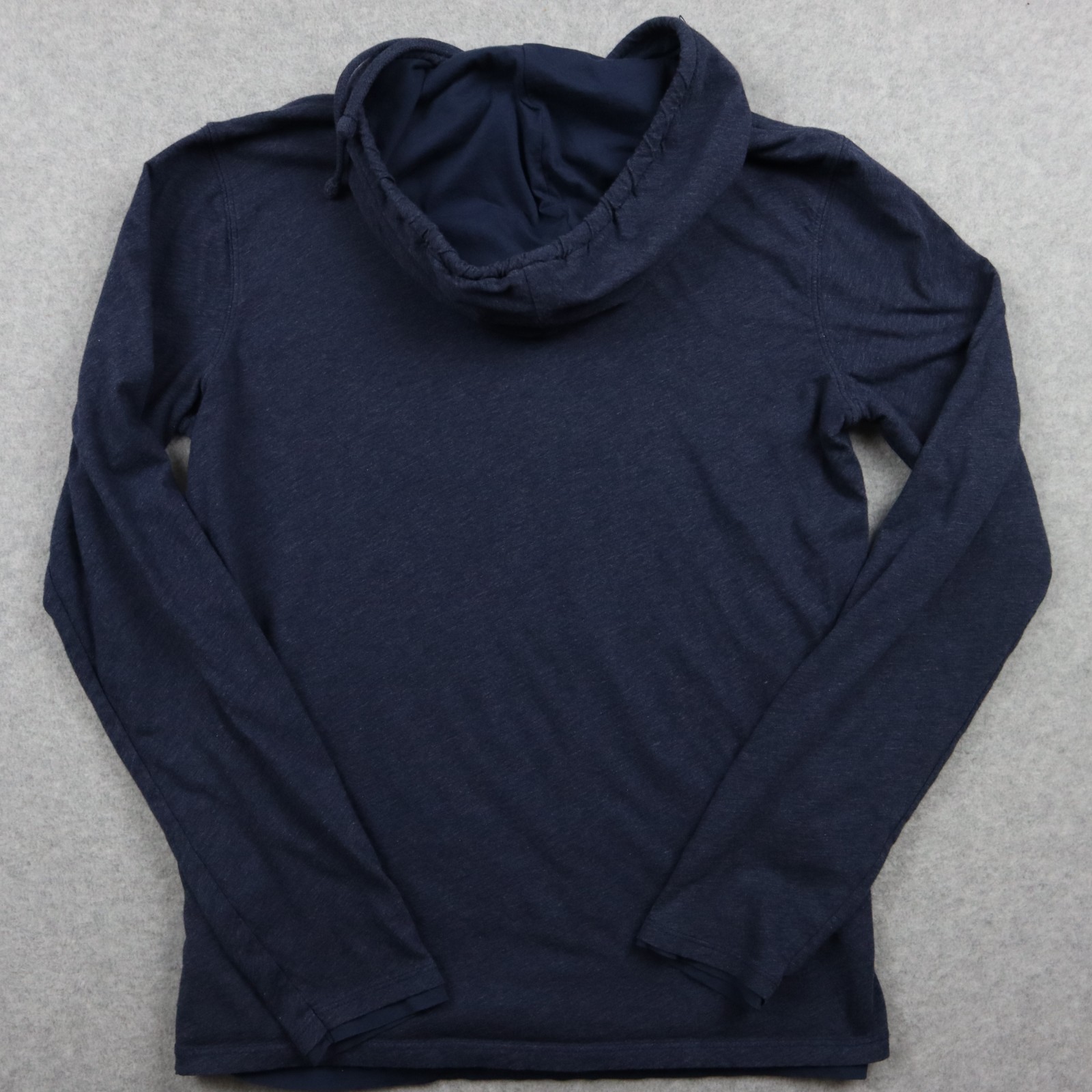 Vince Hoodie Shirt Mens Small Casual Lightweight Layered Lined Blue Long Sleeve