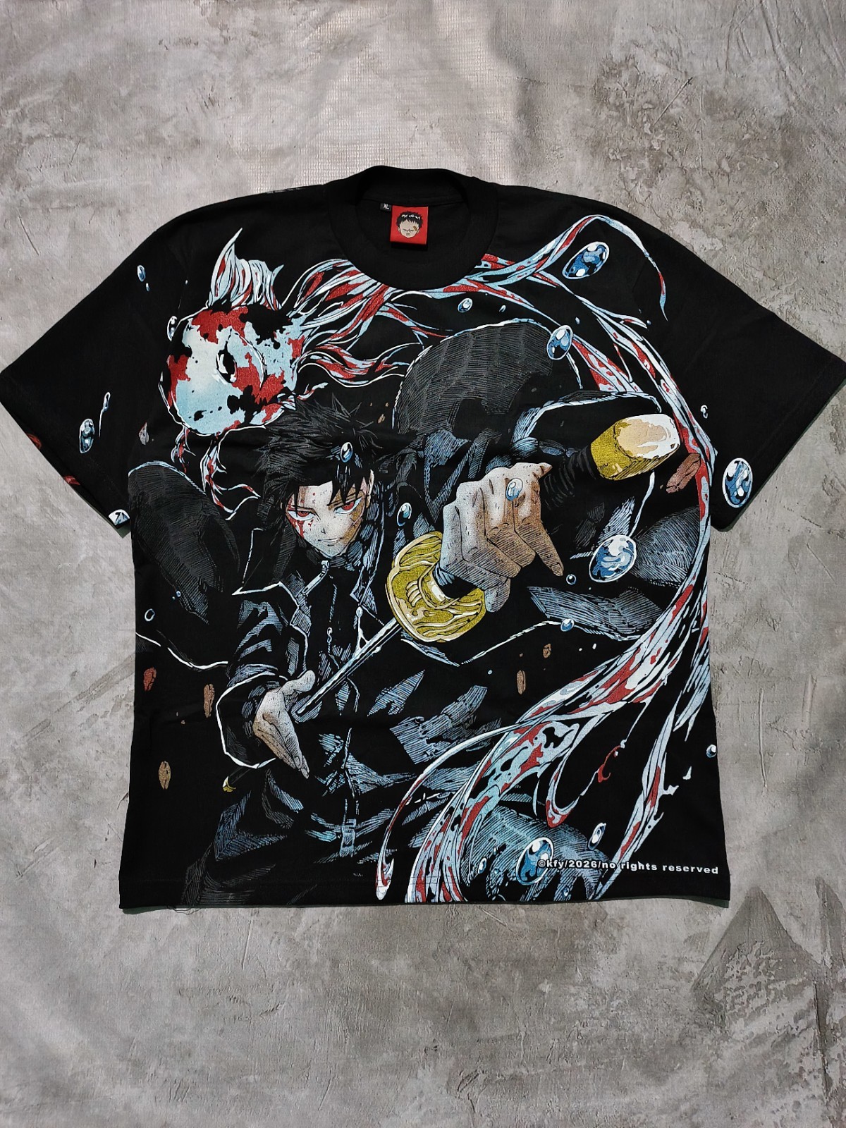 Rare Kagurabachi All Over Print Vintage Manga Anime Bootleg T Shirt