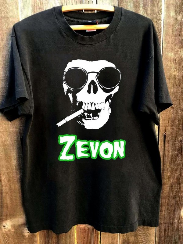 Vtg Warren Zevon Retro style Black Short Sleeve T shirt Unisex S-5XL NH23403