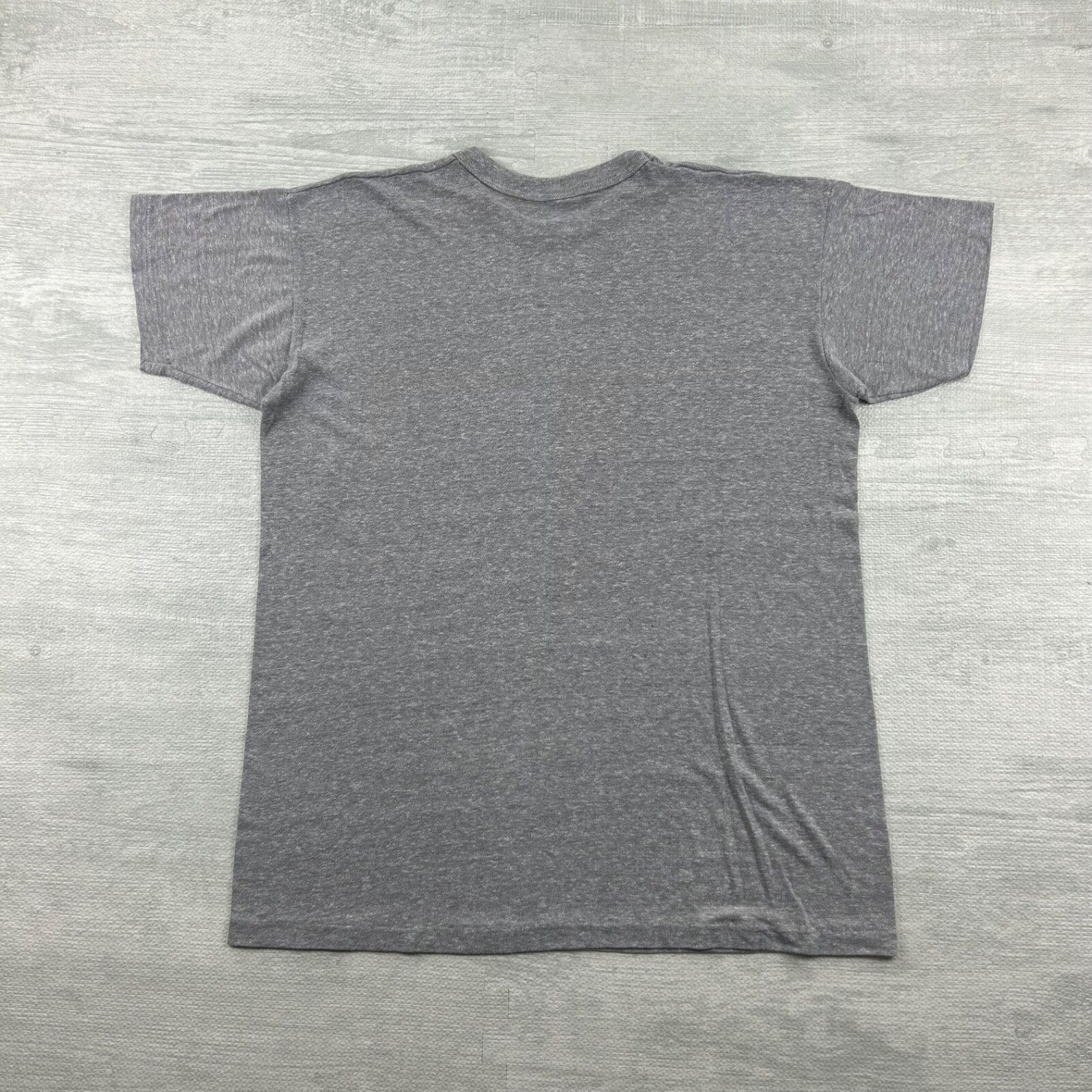 Vintage 80s Garezers Champion Shirt Size XL Gray Dievam Un Latvijai Town Nature