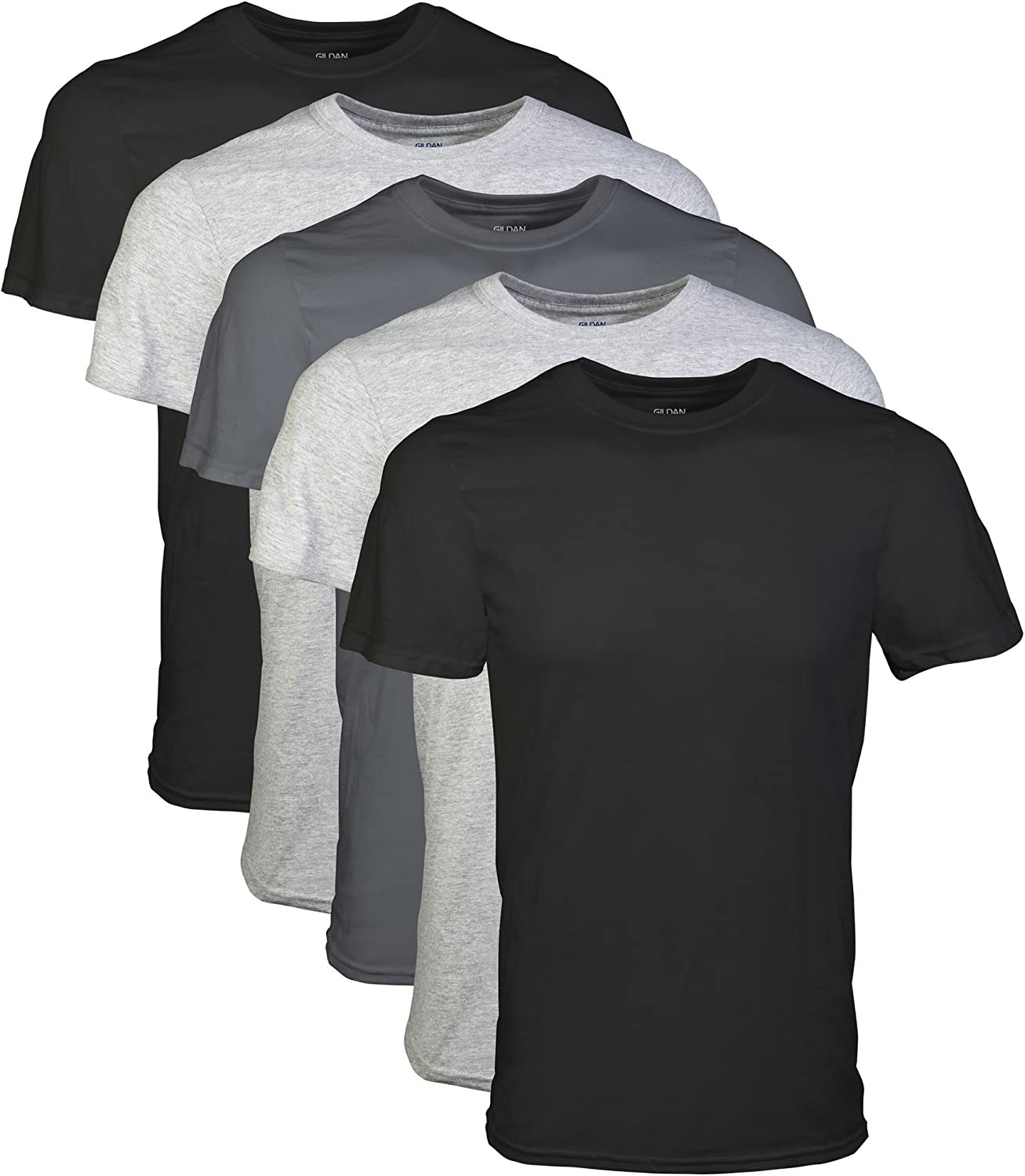Men&rsquo;S Crew T-Shirts, Multipack, Style G1100 – 5 Pack