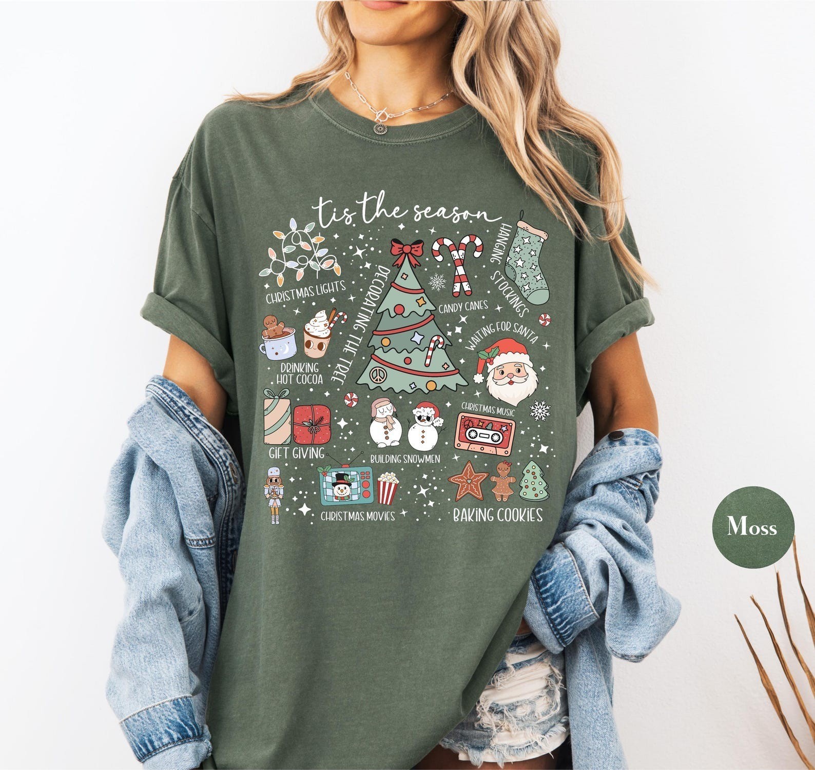 Tis The Season Merry Christmas Shirt Christmas Holiday Gift Lovers