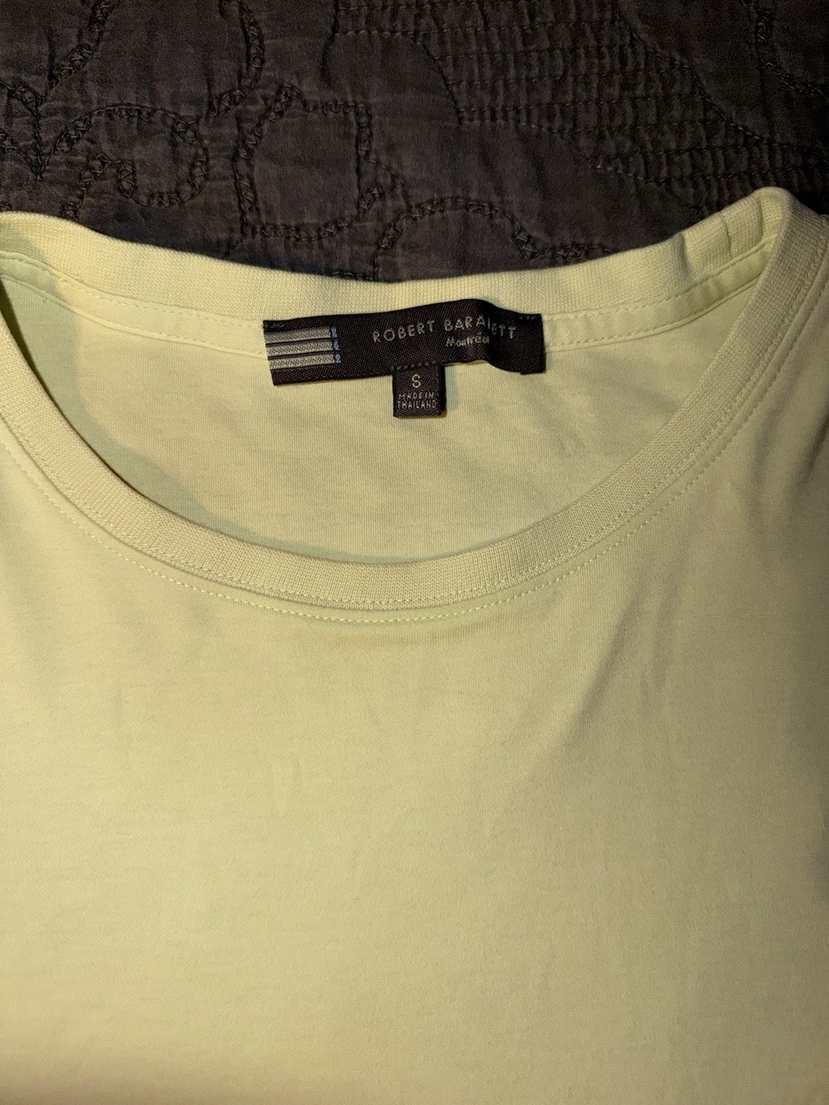 Robert Barakett Georgia Pima Cotton Men’s T-Shirt Light Jade Size-S