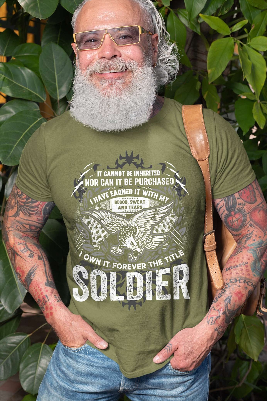 Mens Soldier T-shirt Soldier Patriotic Shirt Soldier Birthday Christmas Gifts