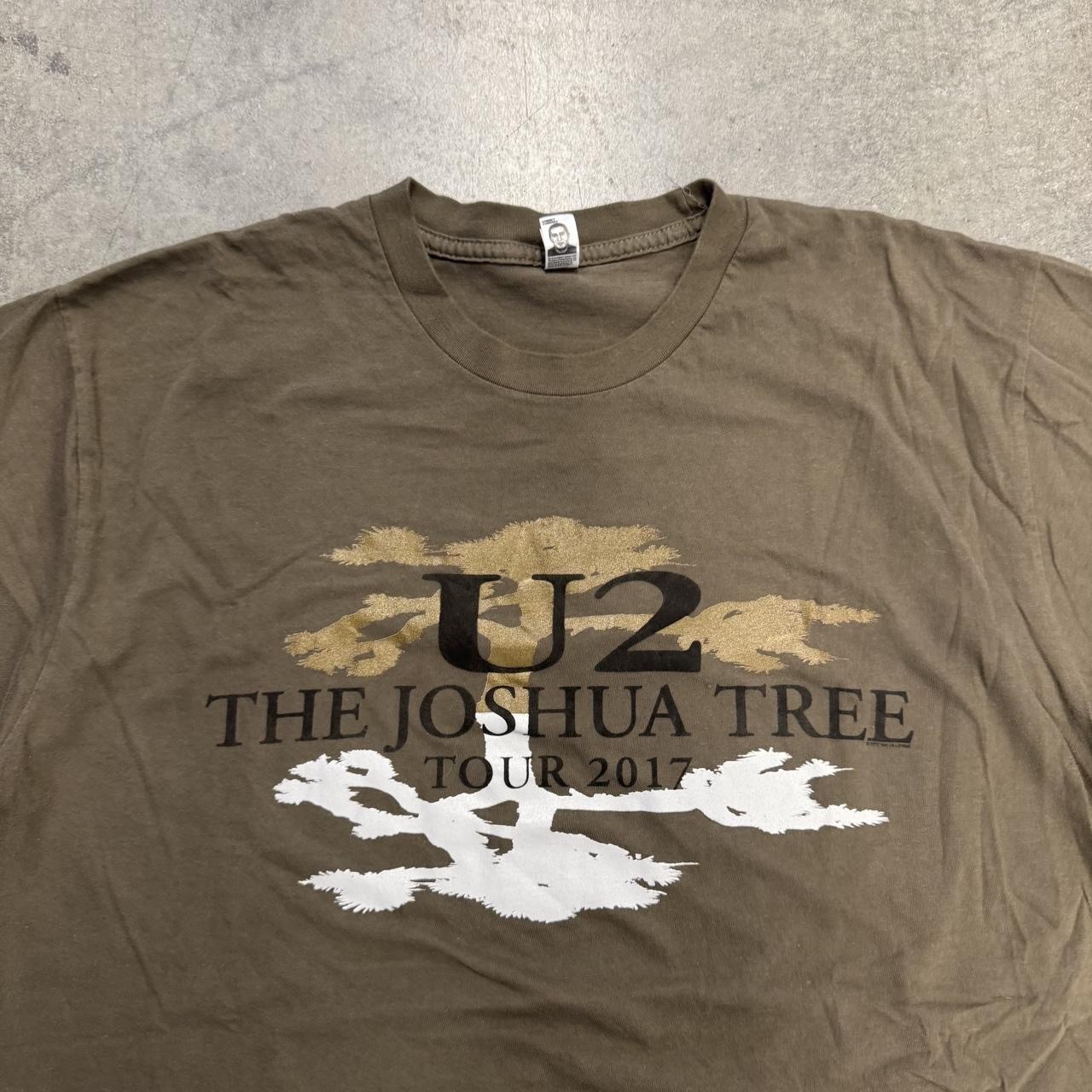 Men’s U2 Joshua Tree 2017 T-shirt Concert Band Tee Short Sleeve XL