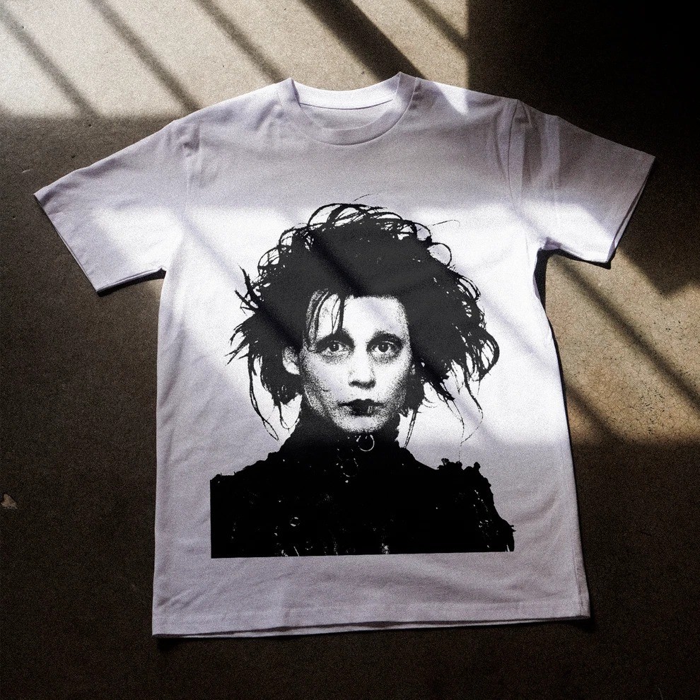 RETRO EDWARD SCISSORHANDS JOHNNY DEPP T-SHIRT S-5XL