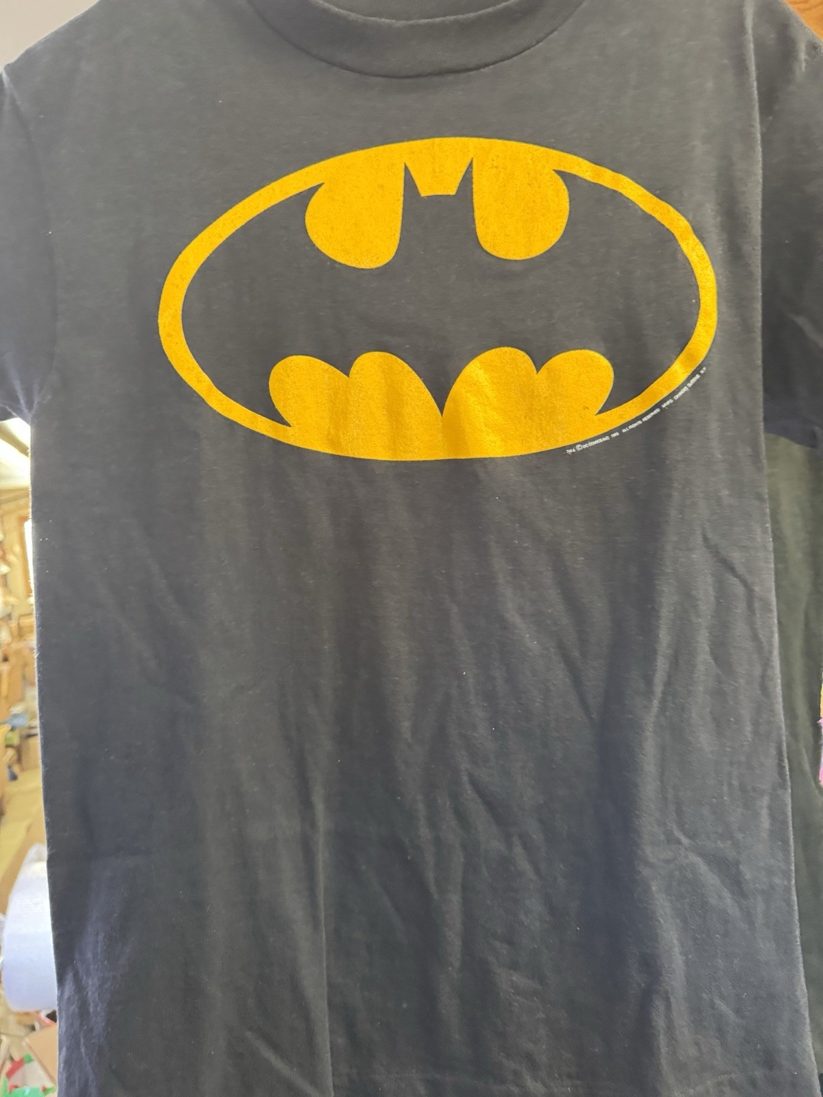 Vintage Single Stitch T Shirt Lot 1989 Joker Haha Batman Size M Nice Condition