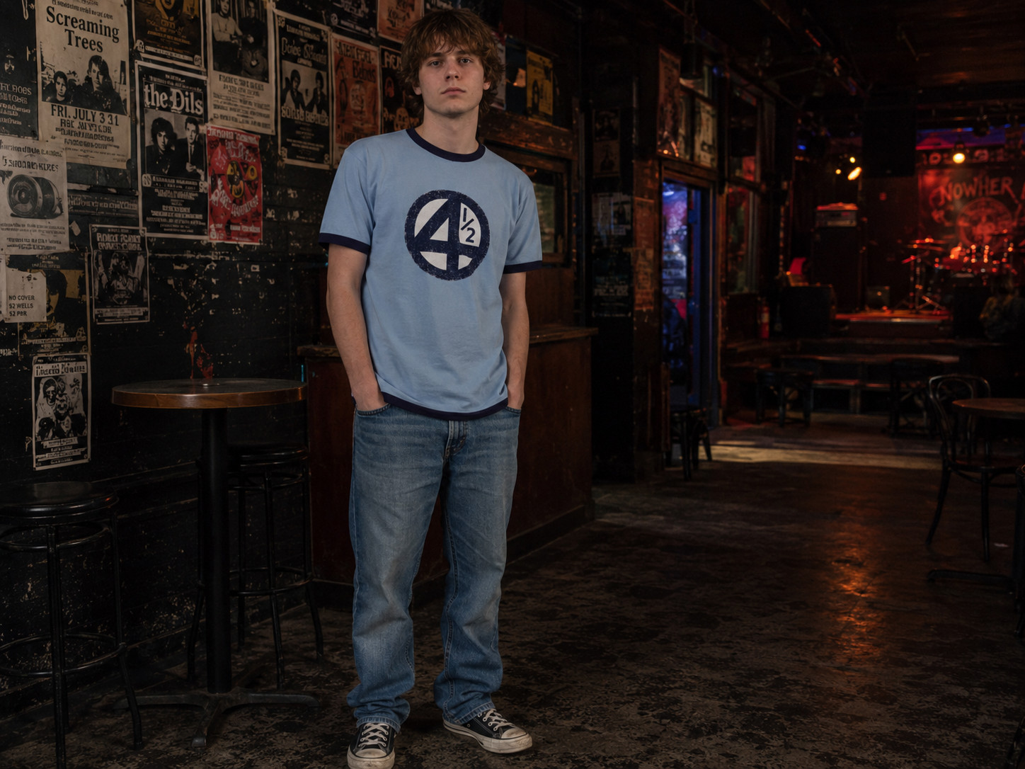 Ringer T-Shirt Costumes Heart Skull SARS Guitar 4.5 Scott Pilgrim Shirts 4 1/2