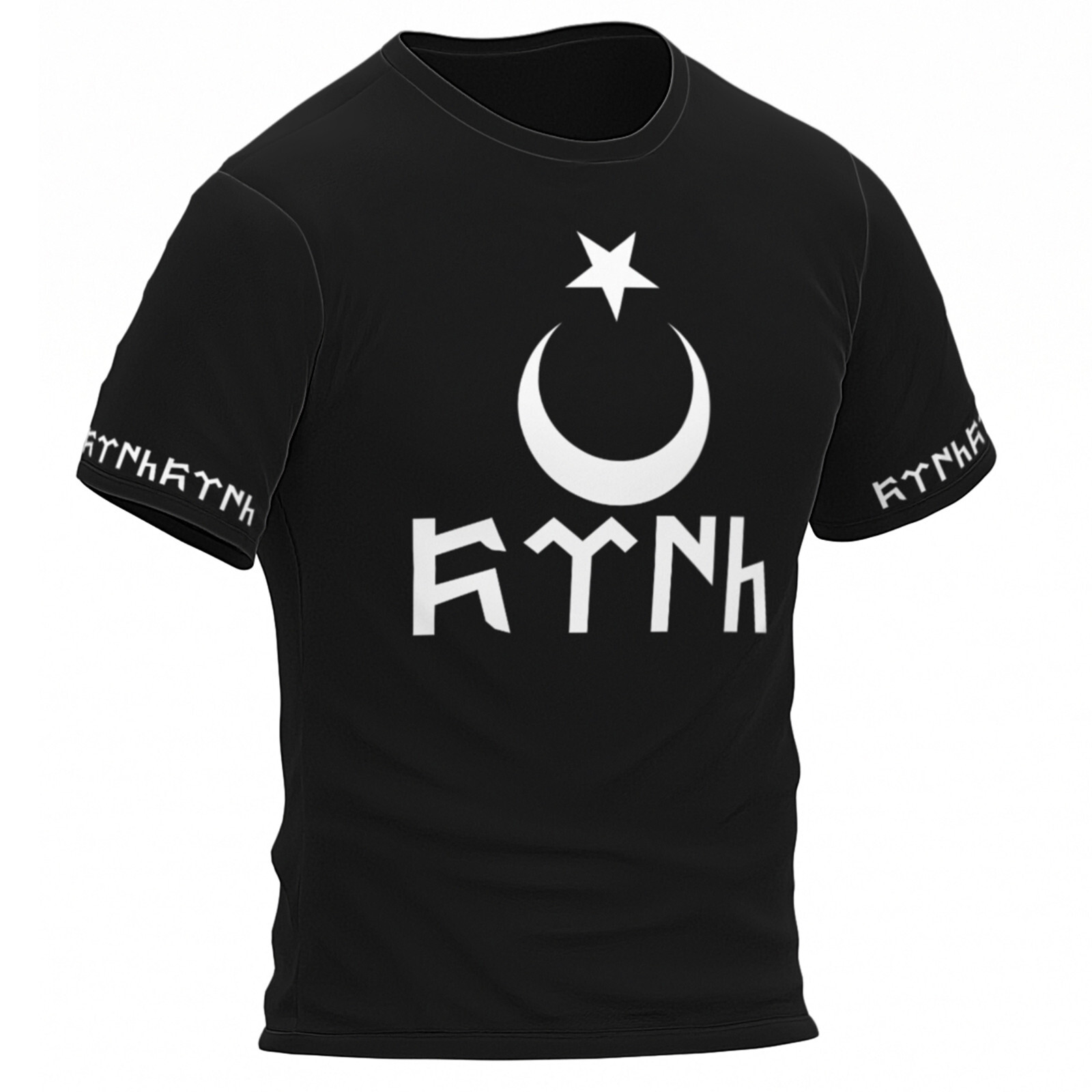 Göktürk Türk T-Shirt Shirt with Ayyildiz Flag Tshirt Göktürk Devleti Bozkurt