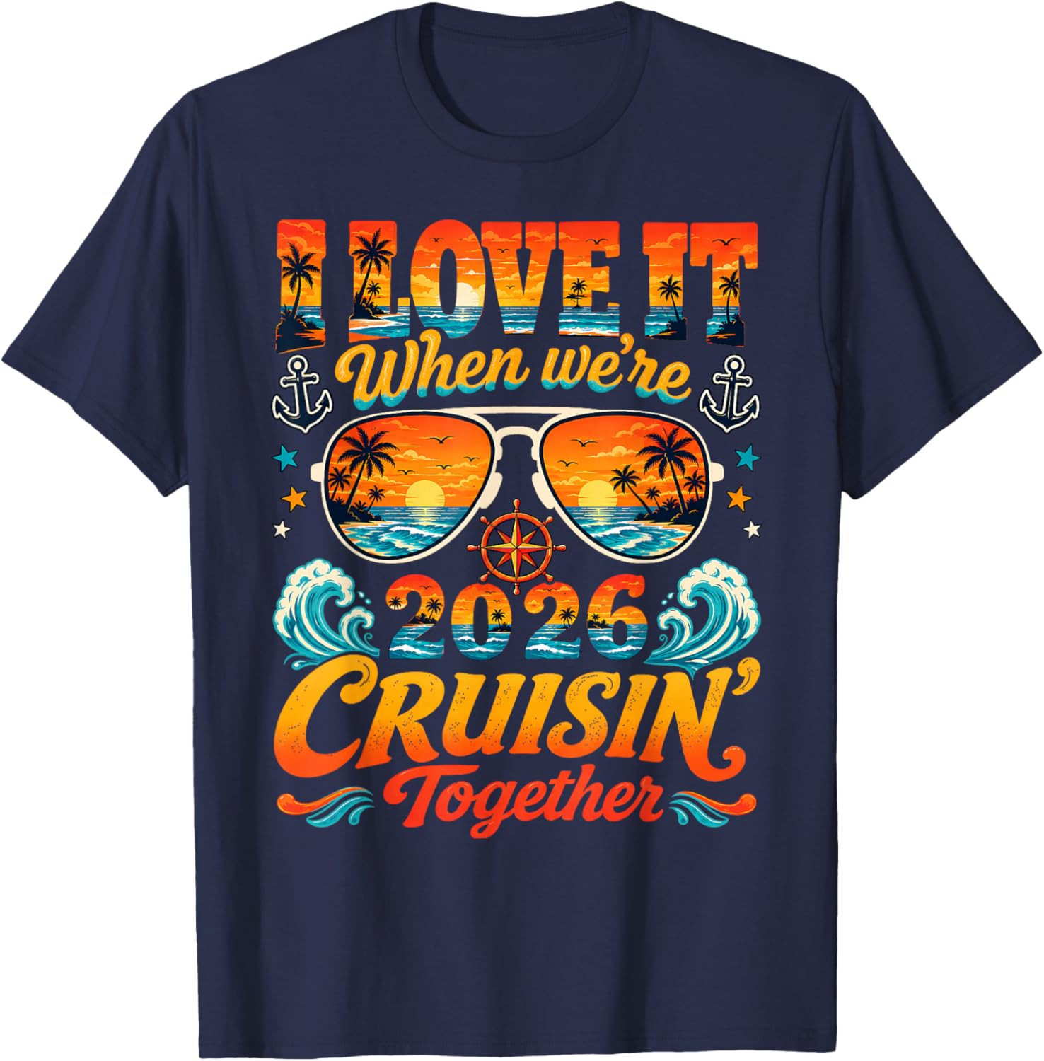 Family Cruise Shirts 2026 Matching Squad Summer Vacation T-Shirt