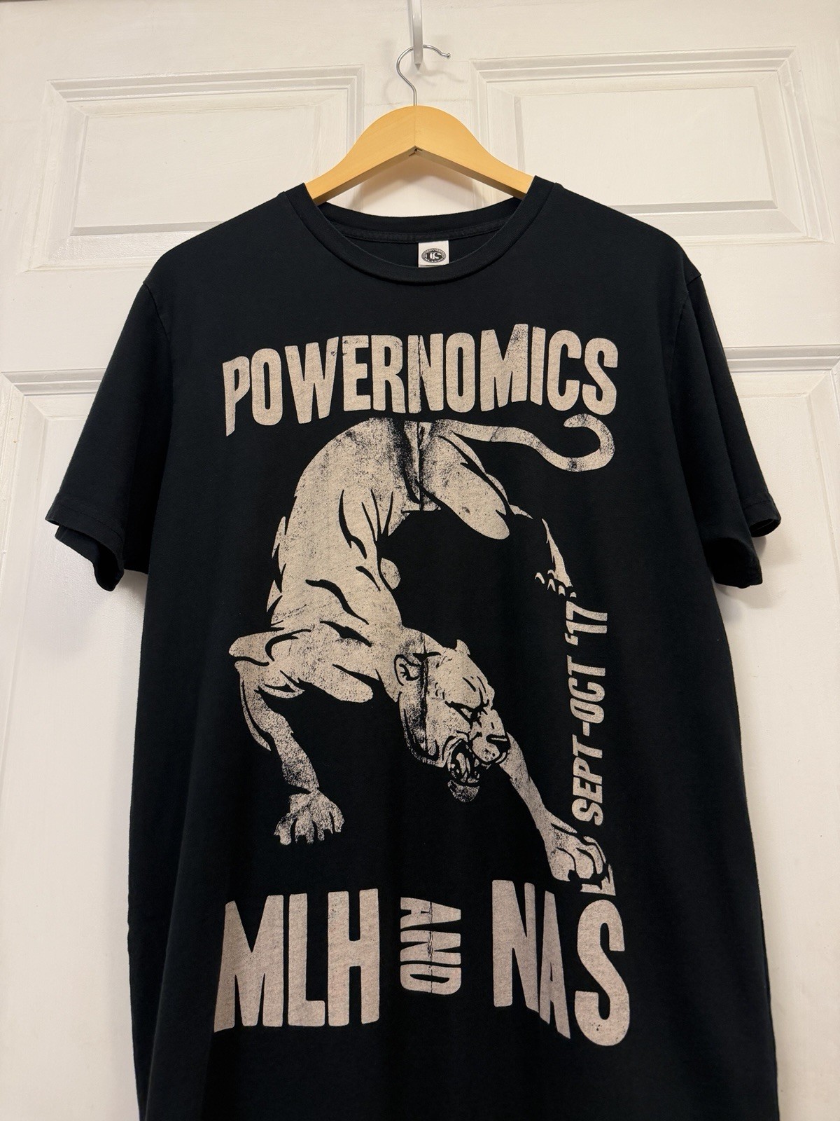 2017 Lauryn Hill Nas Powernomics Tour T-Shirt XL Concert Hip Hop Rap Tee USA