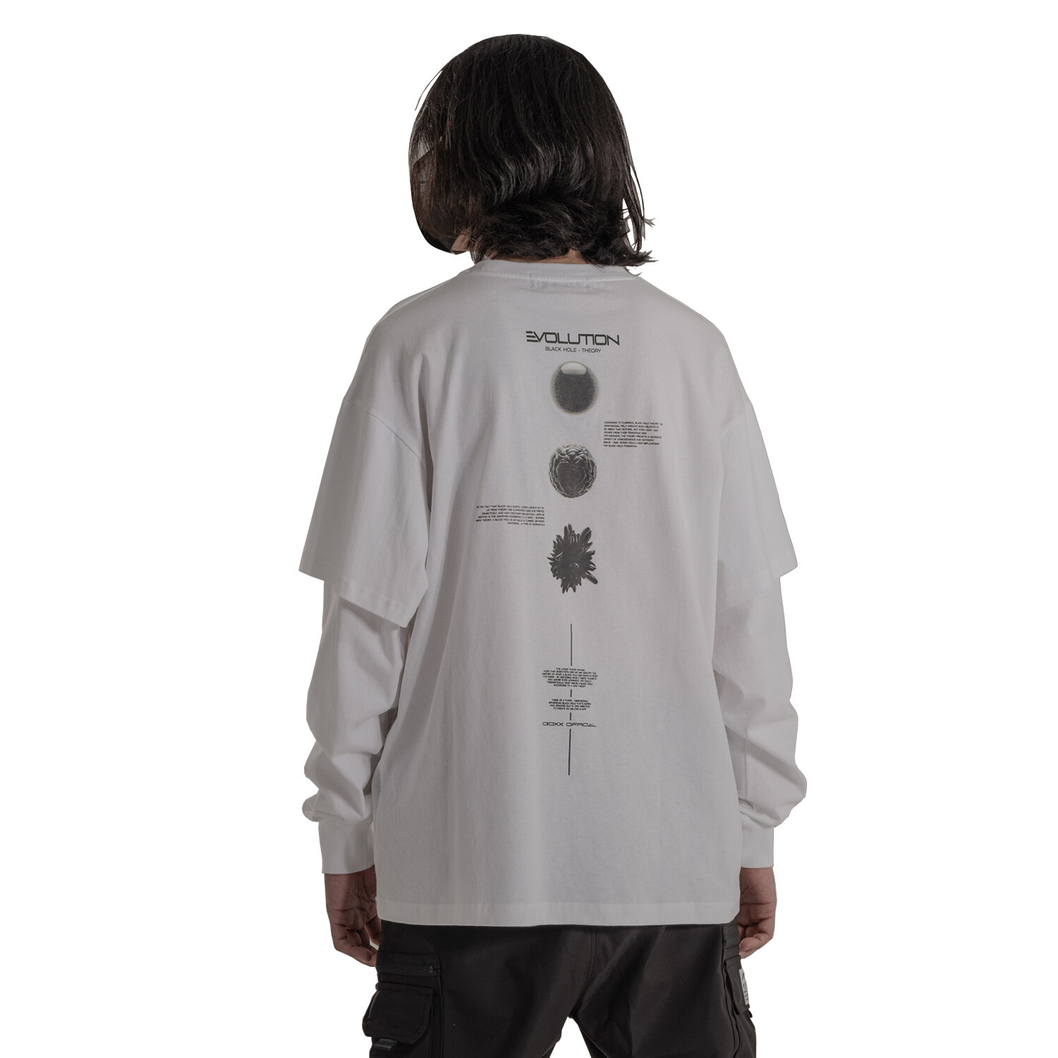 Niepce Men&rsquo;s Tech Evolution Long Sleeves Tee Streetwear Techwear T-shirt