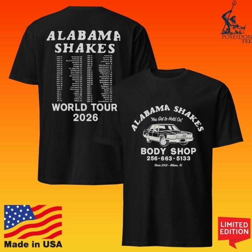 Alabama Shakes World Tour 2026 Unisex T-shirt