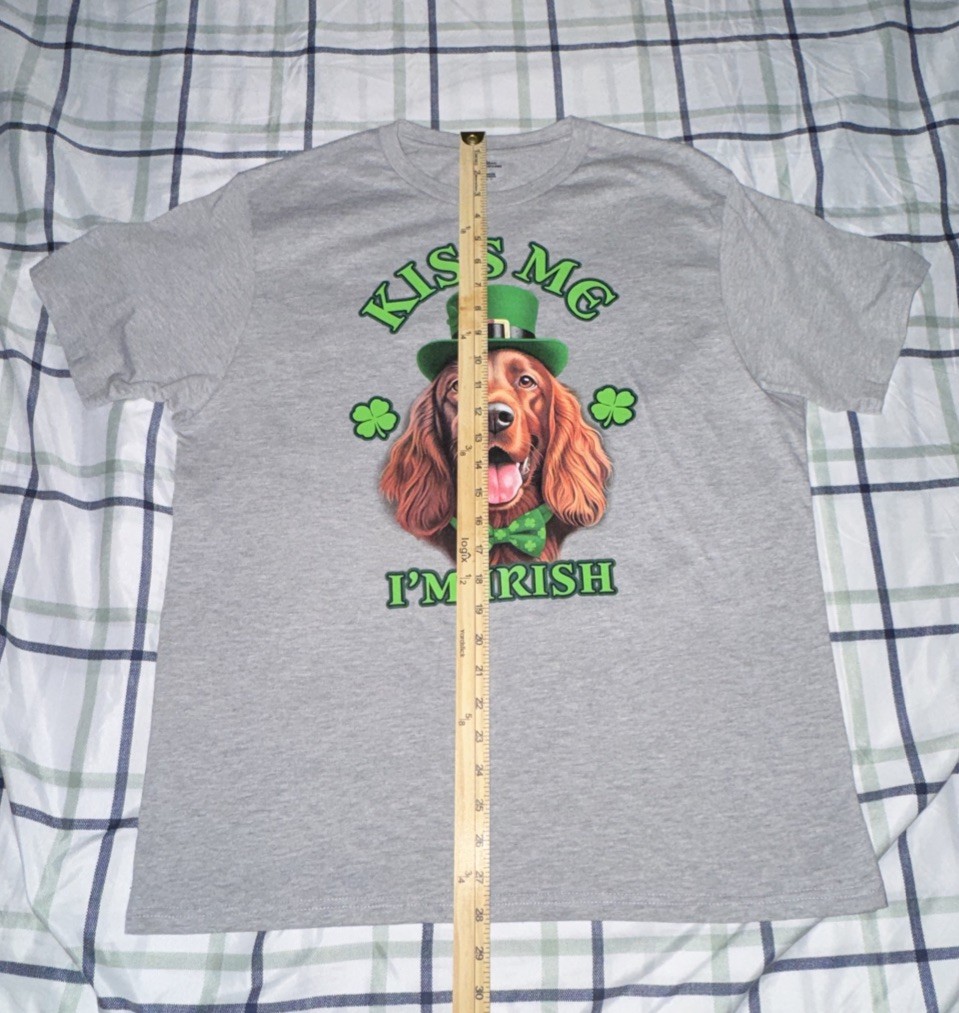 Way To Celebrate St Patrick&rsquo;s Day T-Shirt Men Light Grey Size L NWOT
