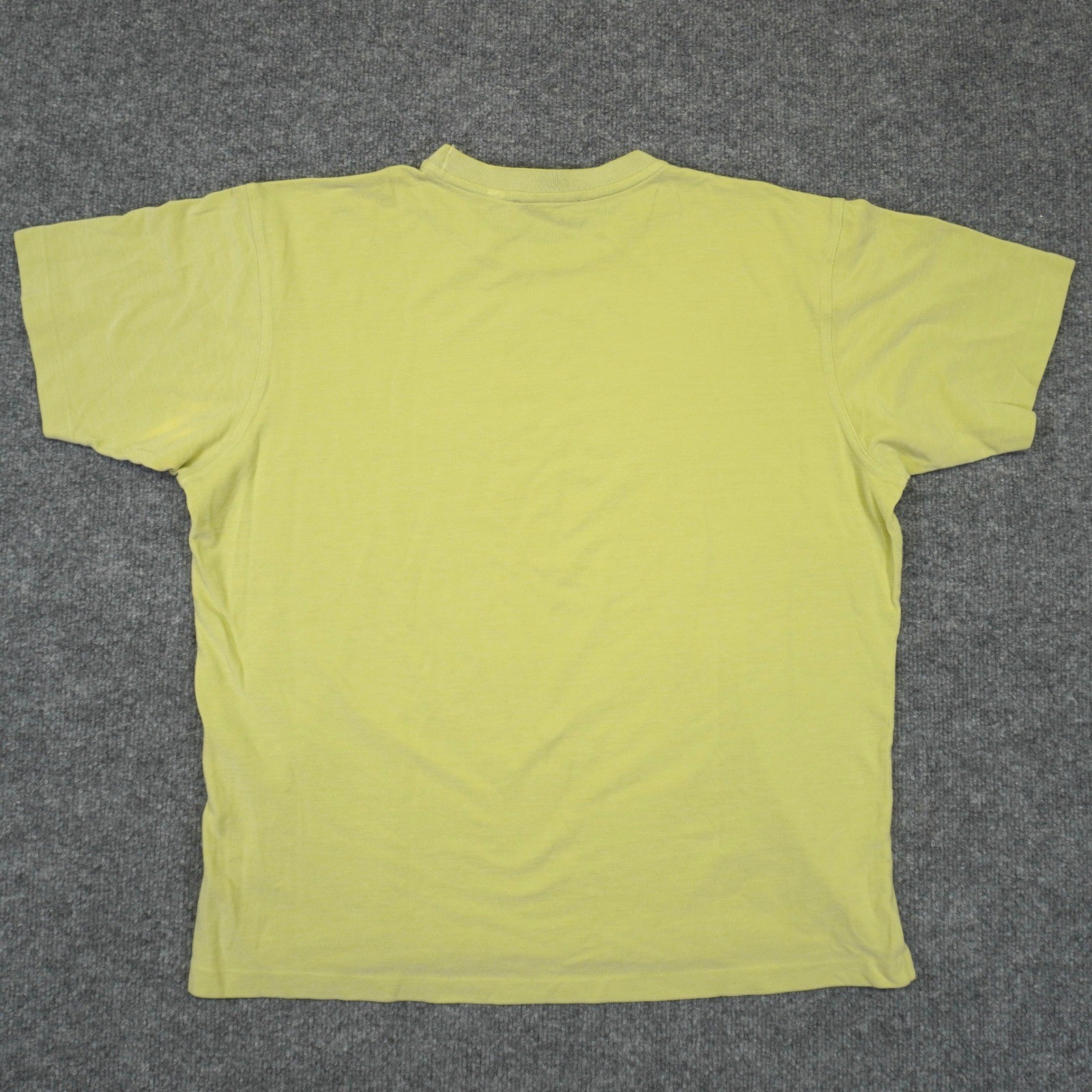 Ermenegildo Zegna T Shirt Men L 52 Lime Green Cotton Tencel Made in Italy Luxury