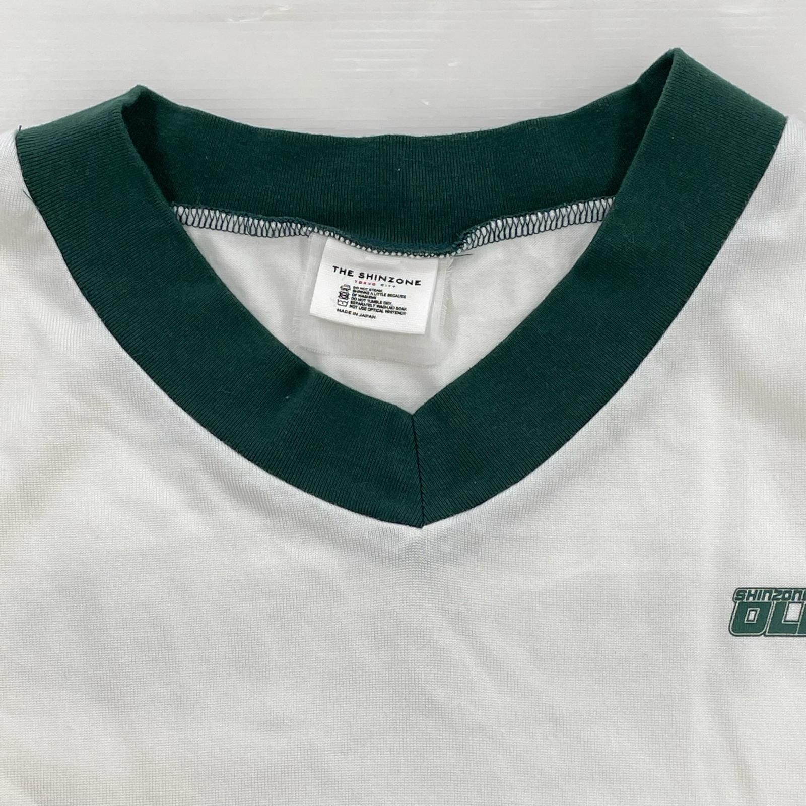 THE SHINZONE 25MMSCU02 OBRIGADO TEEShort sleeve T-shirt sizeF0/White x green…