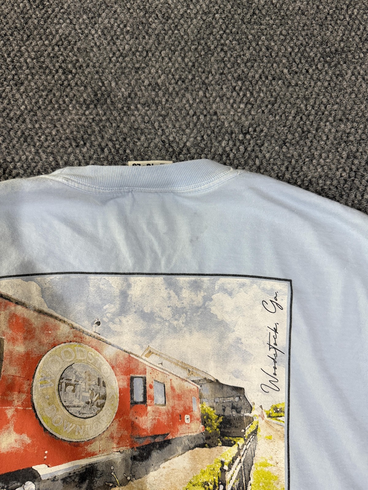 Comfort Colors Shirt Mens XL Blue Pritchard Injury Firm Graphic Train T-Shirt