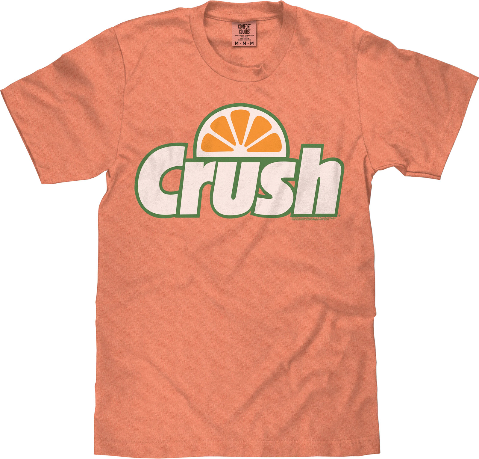 Tee Luv x Comfort Colors Orange Crush Logo Mens T Shirt Melon