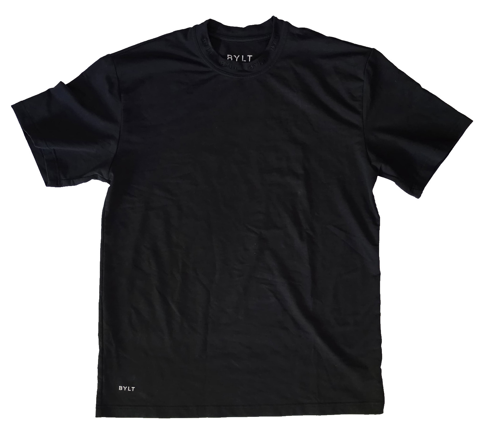 BYLT Lux Box Tee Men&rsquo;s L Black Premium Crew Neck T-Shirt Worn Once Excellent