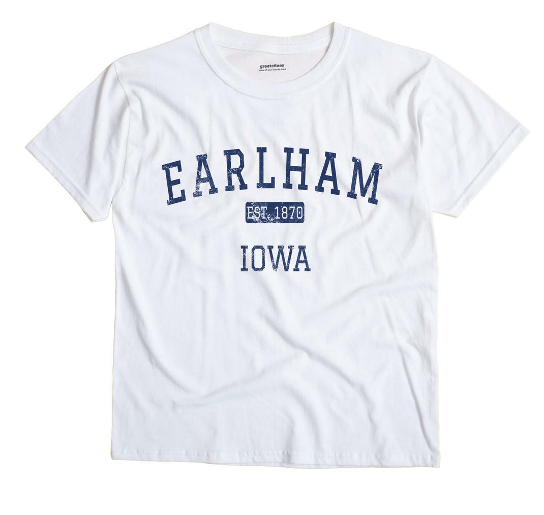 Earlham Iowa IA T-Shirt EST