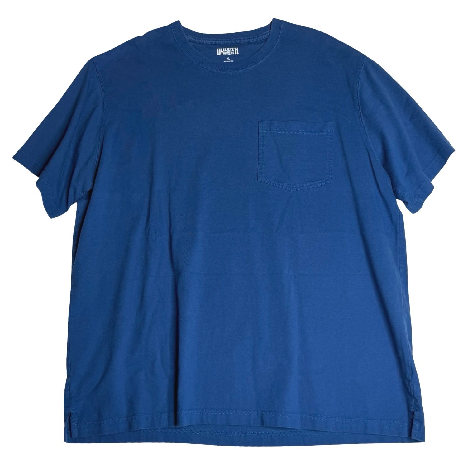 Duluth Trading Co Longtail T Workwear Pocket Tee Blue Mens XL