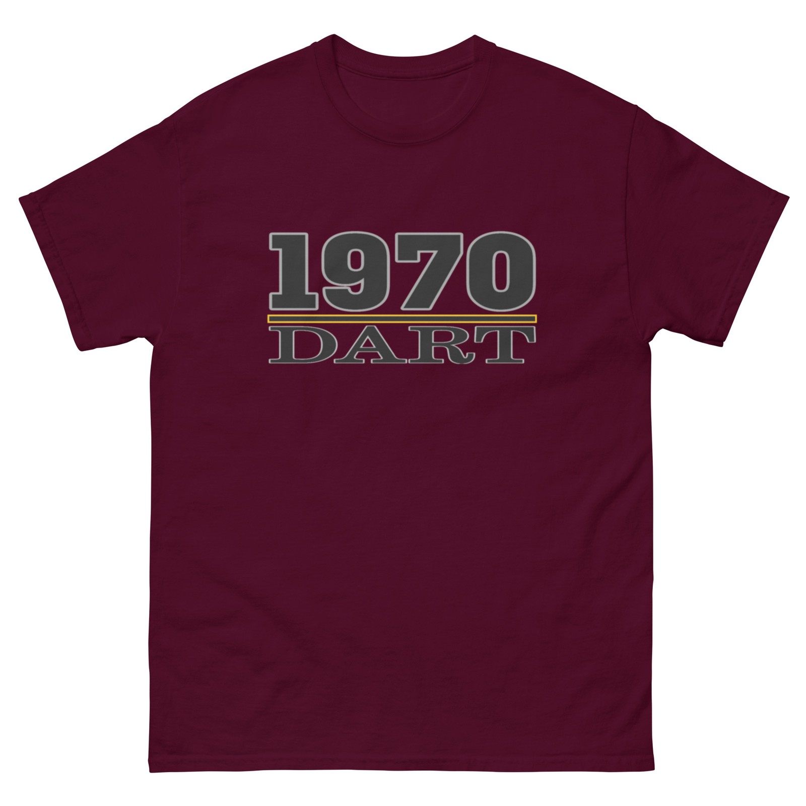 1970 DART T SHIRT sizes SMALL thru 5XL available! CHOOSE FROM 10 COLORS!