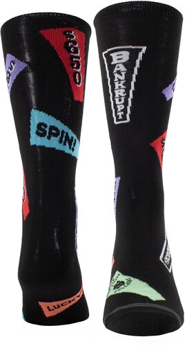 Perri&rsquo;s – Wheel of Fortune – Knit In – Crew Socks [New ] Socks