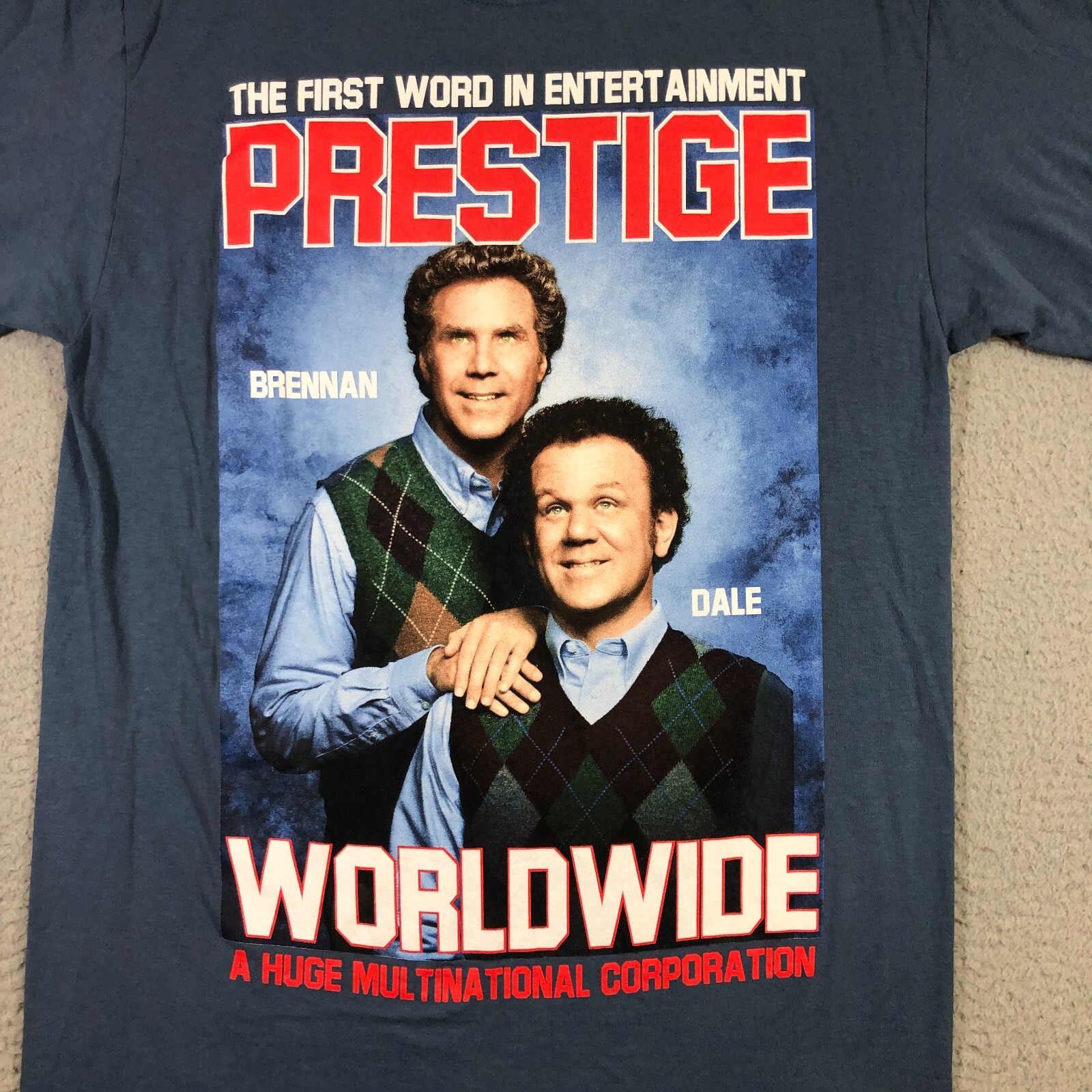 step brothers T Shirt Mens S gray slate movie will ferral