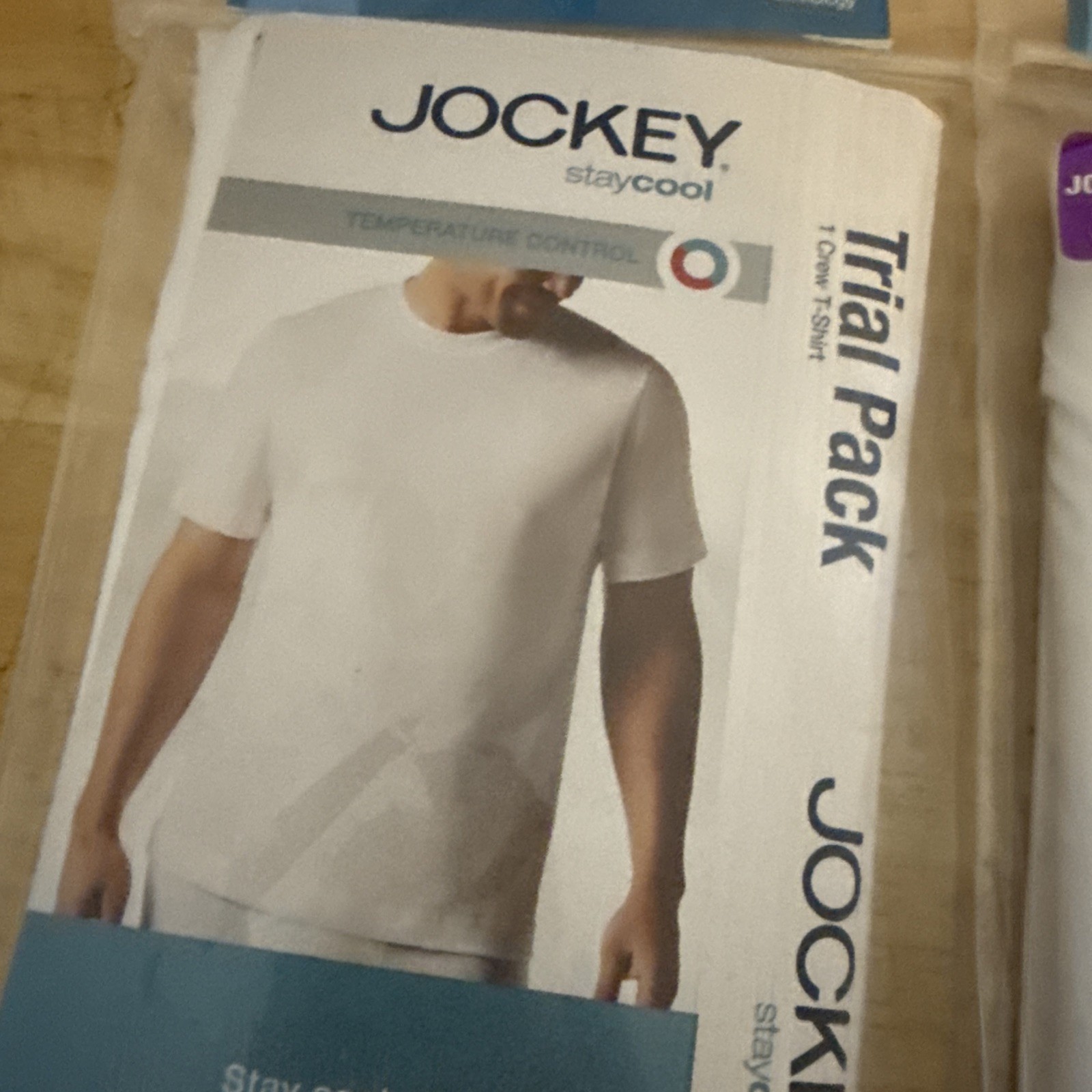New Jockey Men&rsquo;s Classic (2) 1-Pack Crew Neck T-Shirt Large Staycool