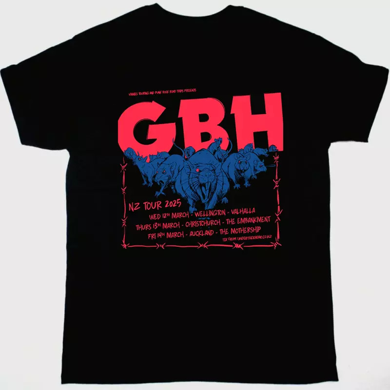 GBH NZ Tour 2025 T-Shirt Cotton Unisex Tee