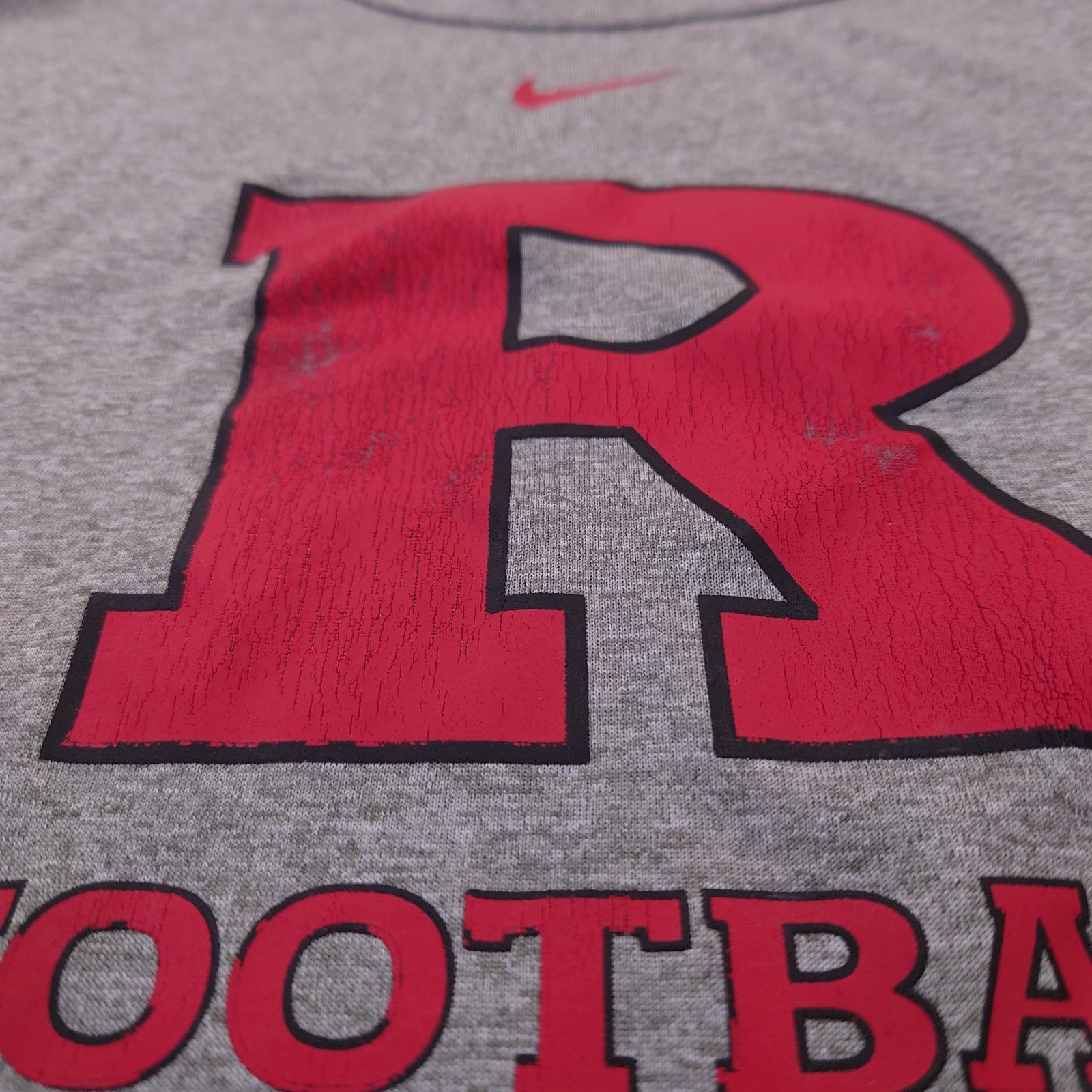 2000s Y2K Nike Team Rutgers University Football Scarlet Knights T Shirt Men&rsquo;s M
