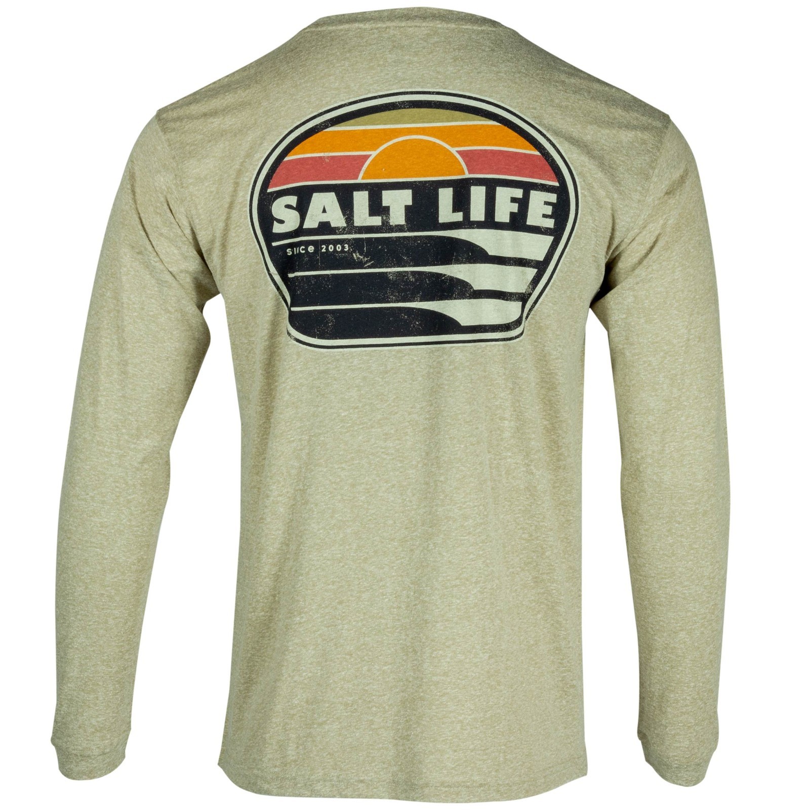 Salt Life Adult Size L Unisex Olive Heather Green Tee Salty SALTLIFE NWT NEW