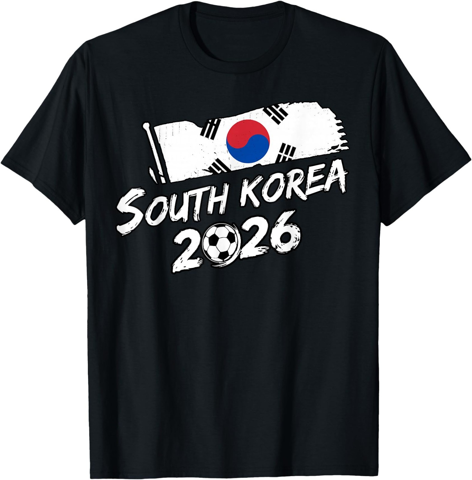 South Korea Soccer Football Game Player South Korean Flag T-Shirt