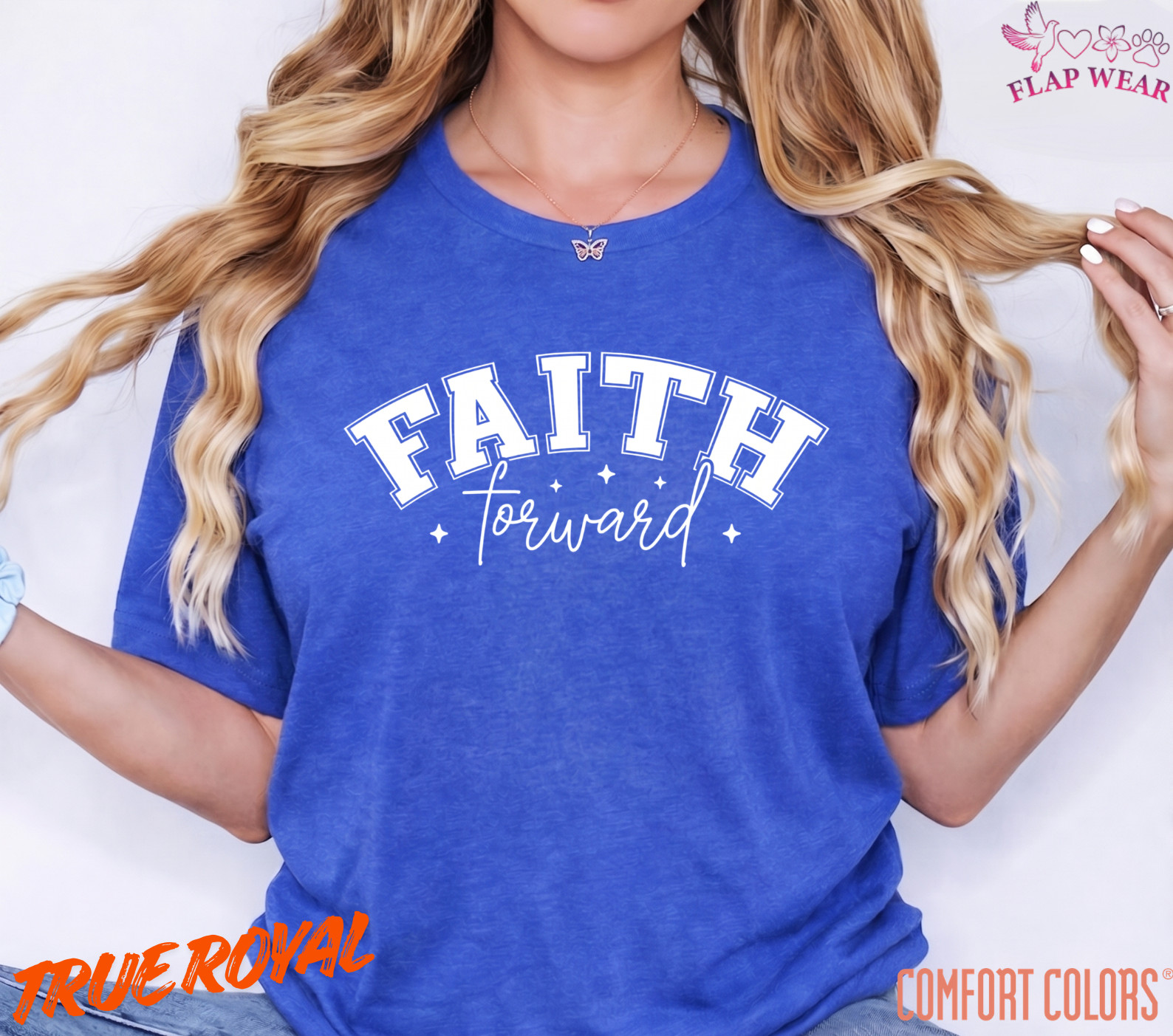 Unisex Faith Forward T-Shirt, Men T shirt,Women T shirt Gift ReligionTop