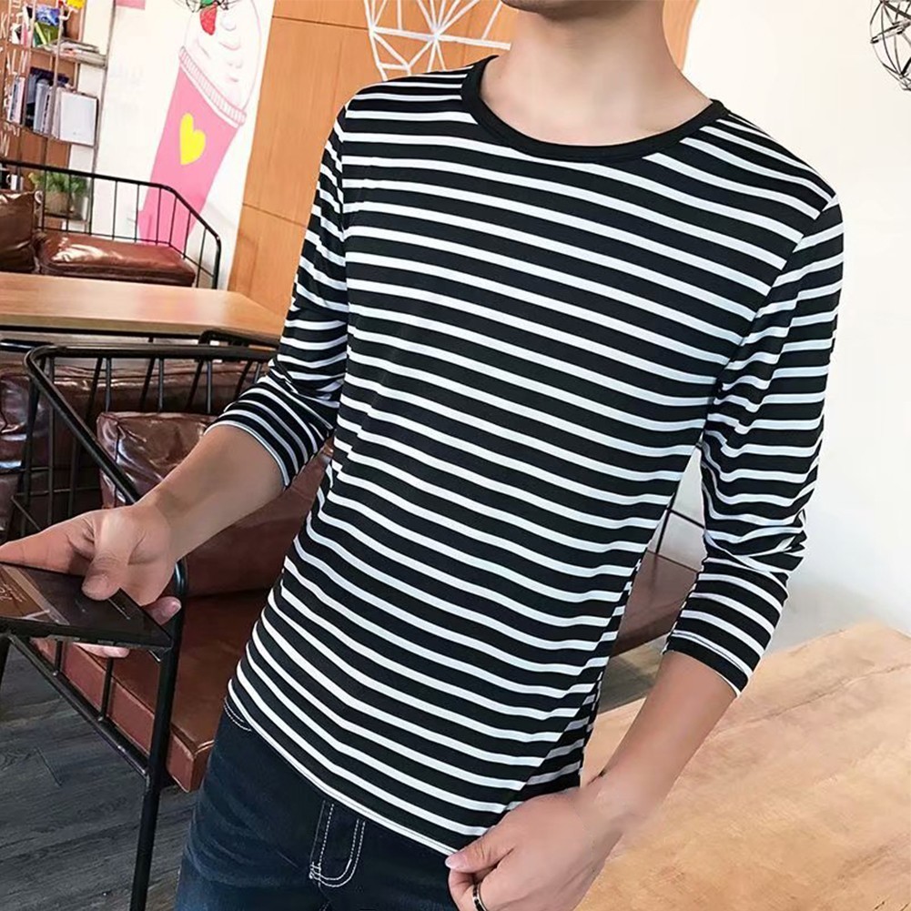 Men Tops Tees 1 Pcs Casual Durable Round Neck Shirts Spring And Autumn