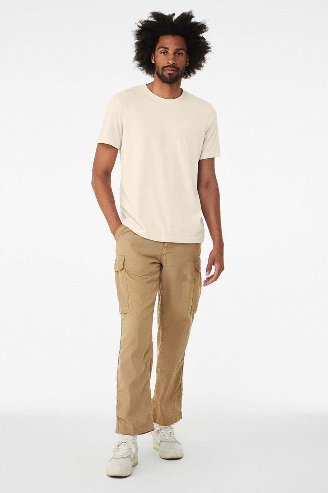 Bella + Canvas Unisex Jersey Crew Neck T-Shirt 3001-Casual Wear Plain Cotton (A)