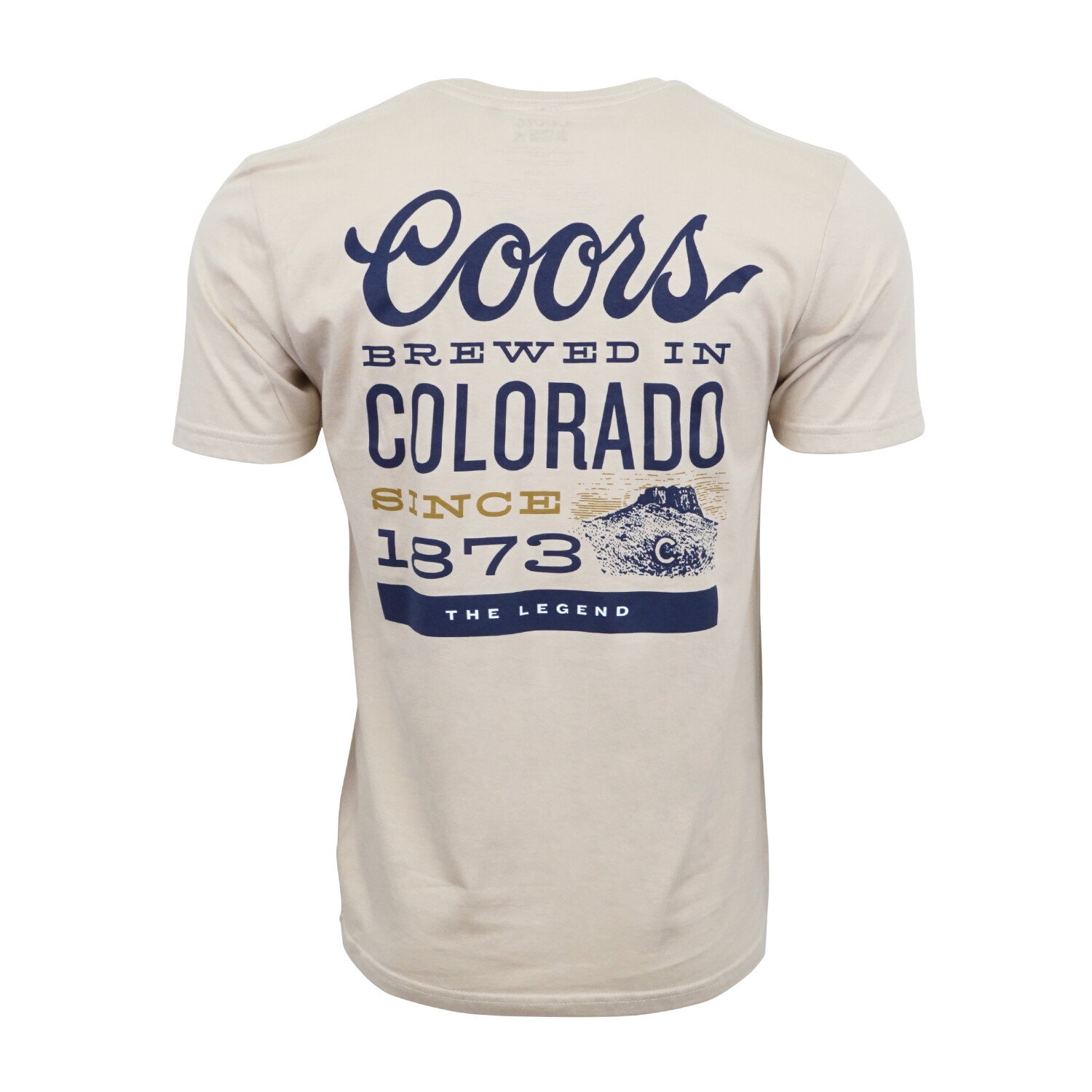 COORS LIGHT BREWED IN COLORADO T SHIRT OFFICIAL LICENSE TEE