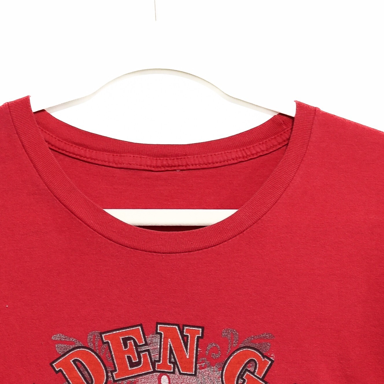 Golden Gate Bridge 75th Anniversary Mens Red T-Shirt Short Sleeve Cotton Size XL