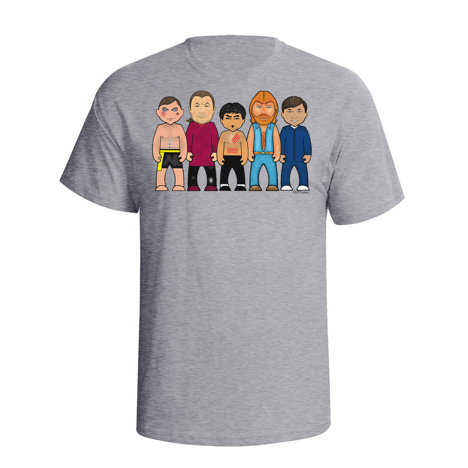 Martial Arts Legends By VIPwees Mens ORGANIC Cotton T-Shirt Film Inspired Gift