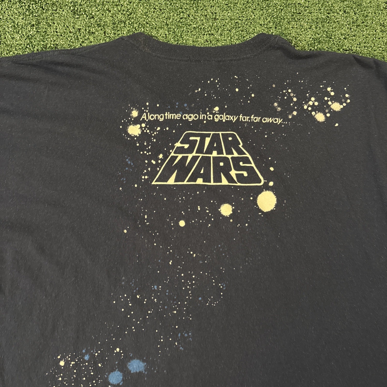 Star Wars Episode 4 Short Sleeve T Shirt Size 2XL Blue All Over Print AOP