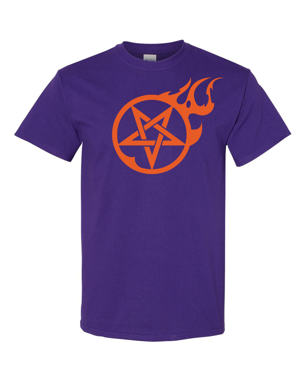FLAMING PENTAGRAM Unisex T-Shirt Multi Colors S-XL FREE S&H! Kyle Millar art