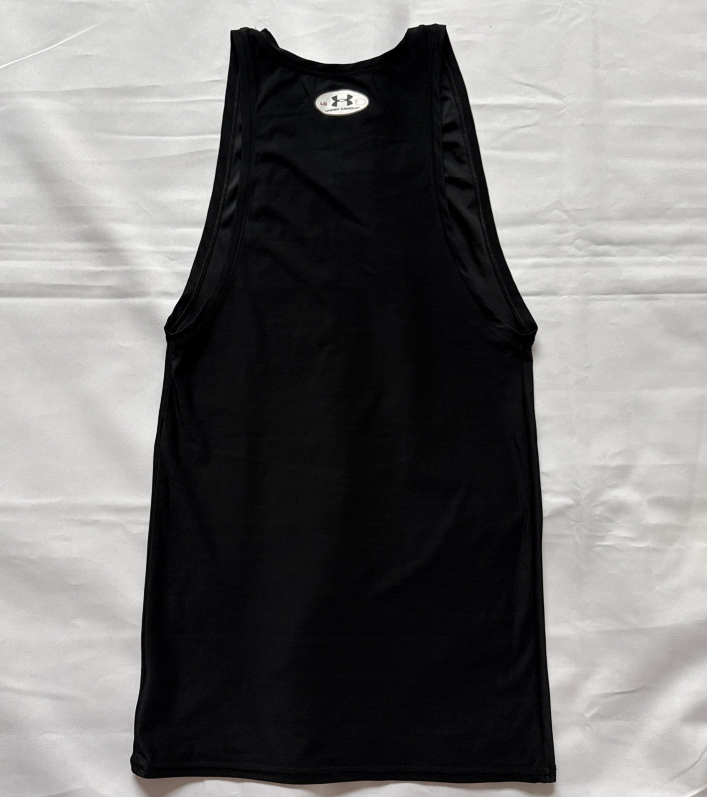 Under Armour Long Men&rsquo;s Jogging Running Workout Sleeveless Top Black LARGE