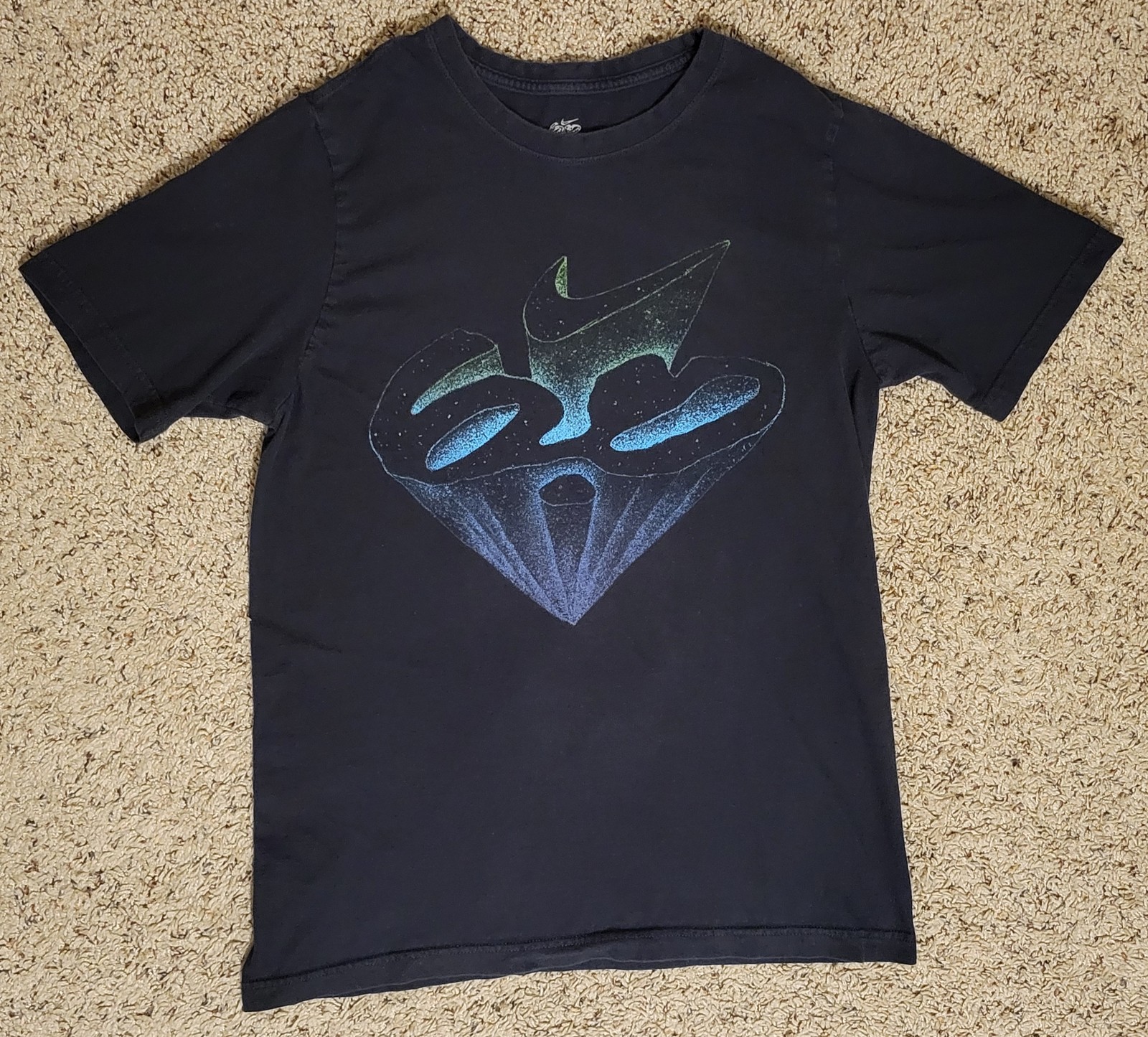 Nike 6.0 Men&rsquo;s Black Graphic T-Shirt Large Short Sleeve Dri-FIT VTG