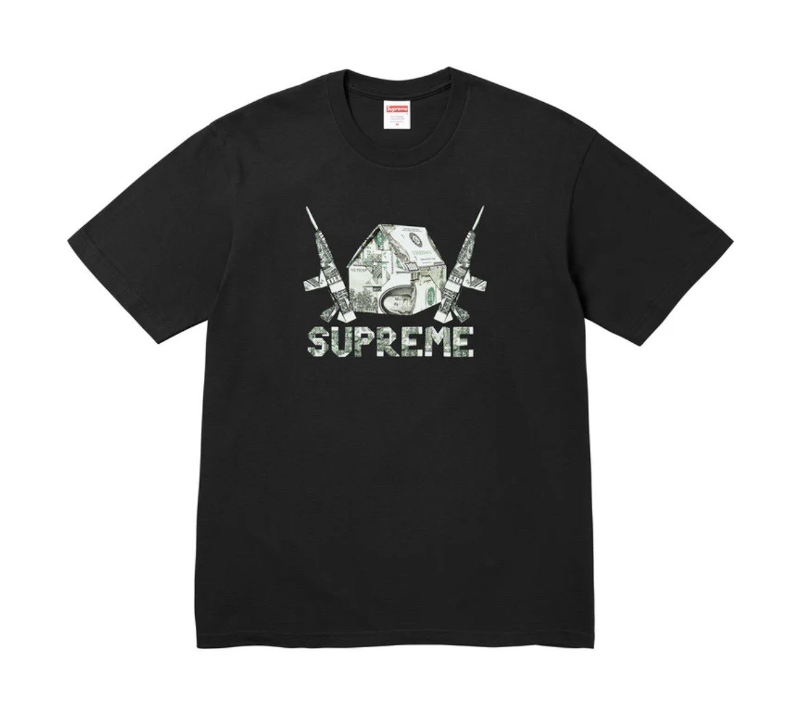 Size XL – Supreme Origami Tee Black Art Dealer SS26 IN HAND